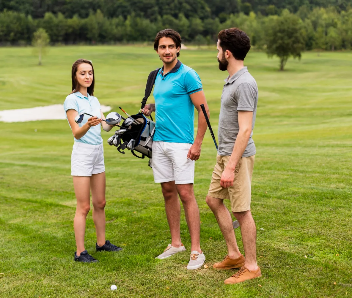 Golfer on the course — find your next playing partner