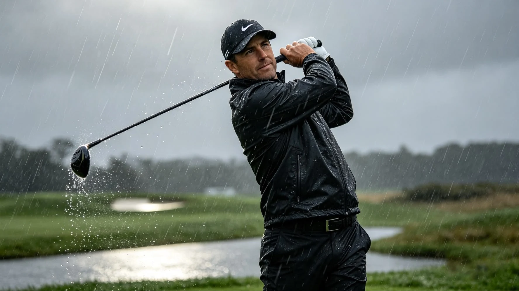 GolfSwipe app — live golf weather conditions and playability rating