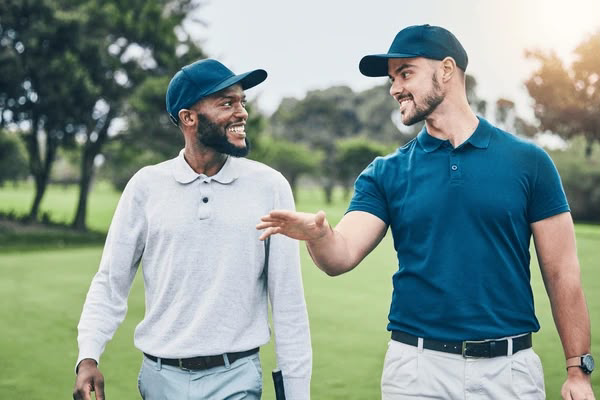 GolfSwipe app — swipe to discover and book golf tee times